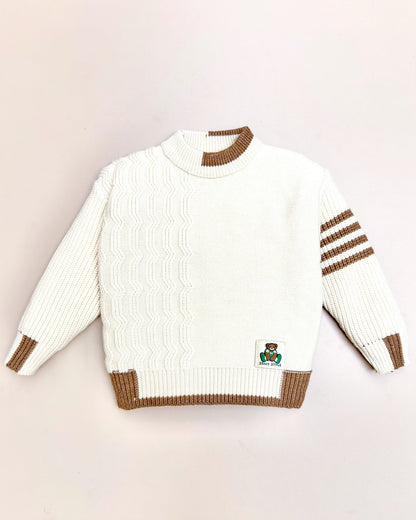 Full Sleeve Textured Pattern Sweater