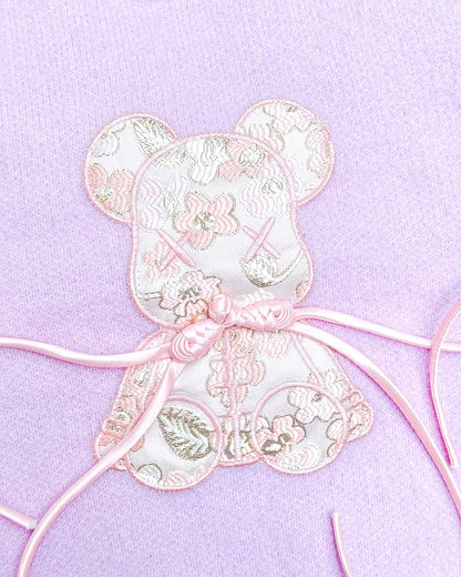 Full Sleeve Stylish Bear Embroidered Sweat