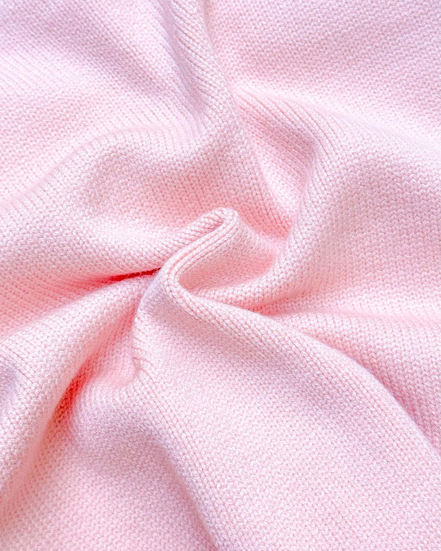 Flower Appliqued Textured Sweater