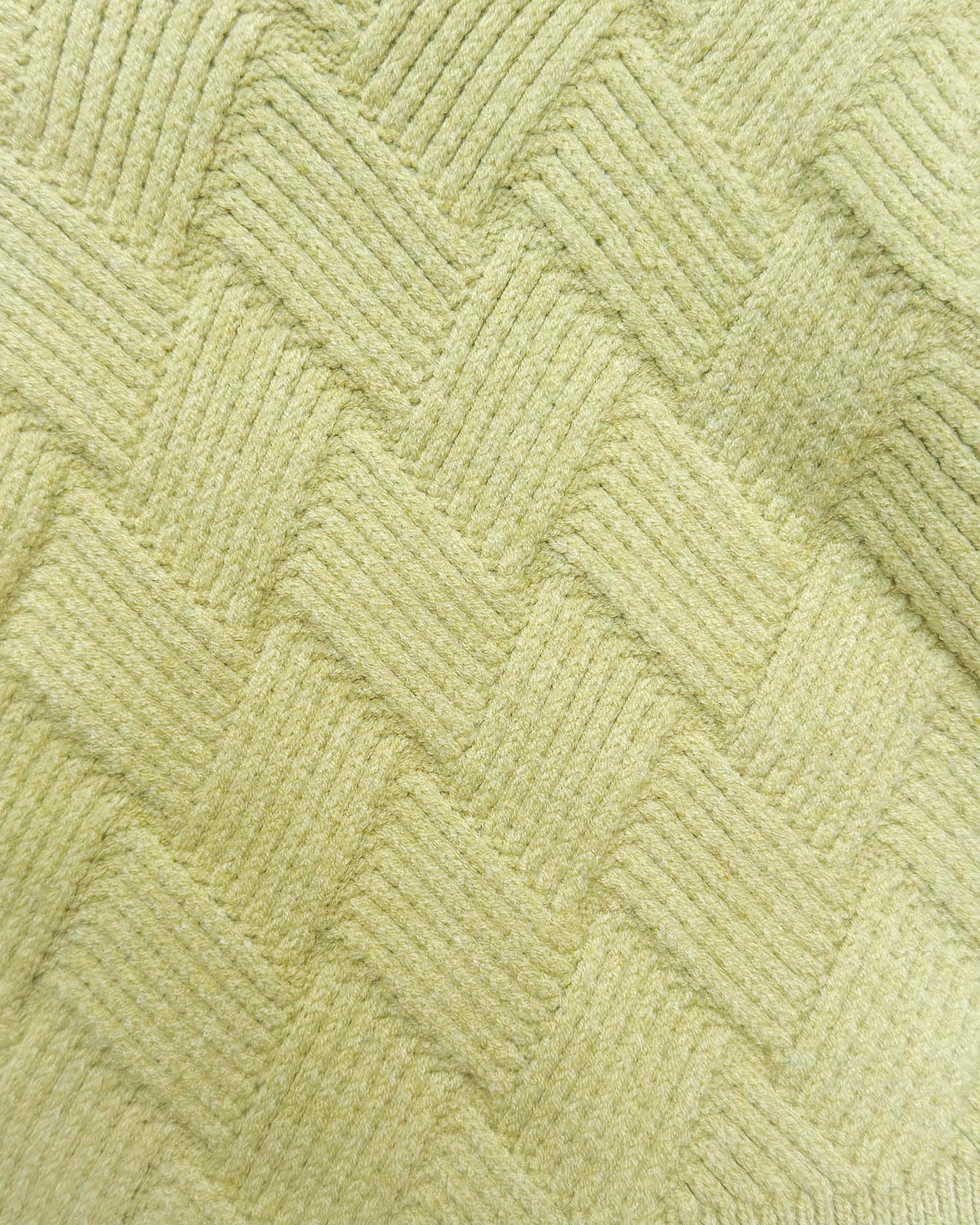 Basket Weave Textured Knitted Sweater