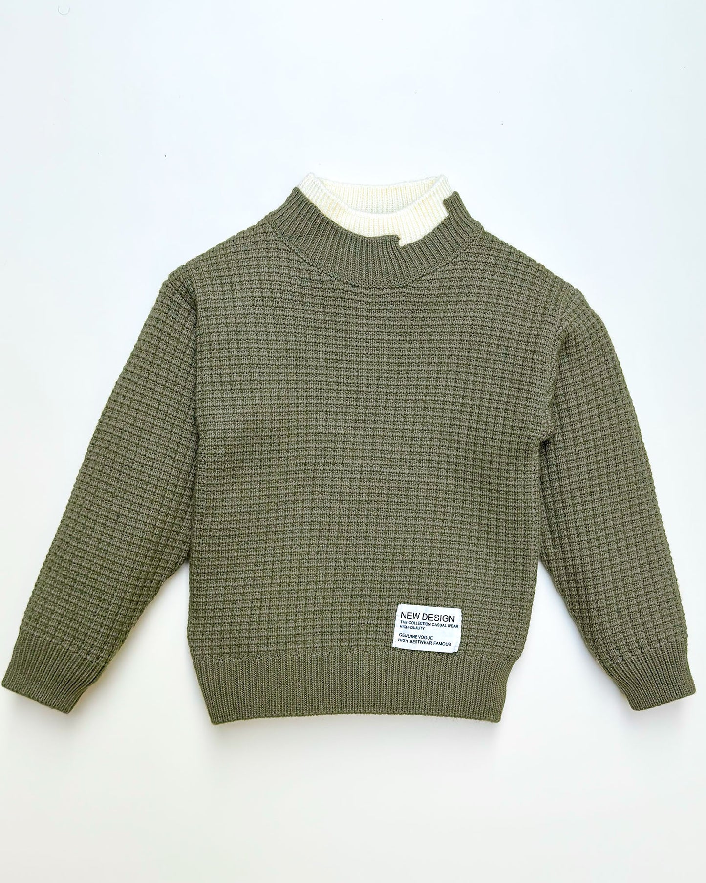 Rib Knit Textured Sweater