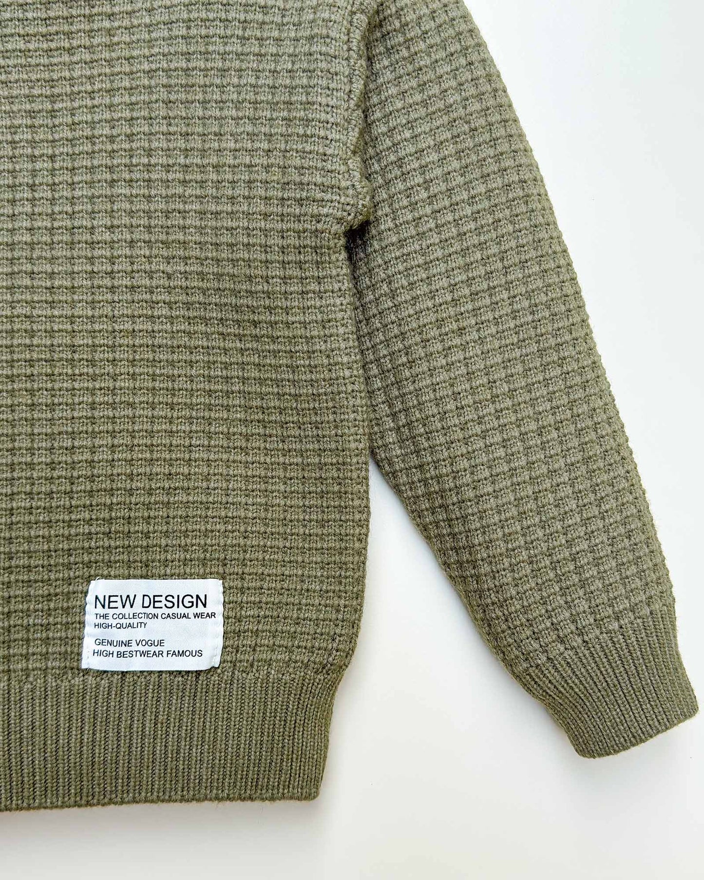 Rib Knit Textured Sweater