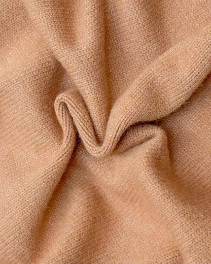 Classic Cable Knit Textured Zipper Sweater