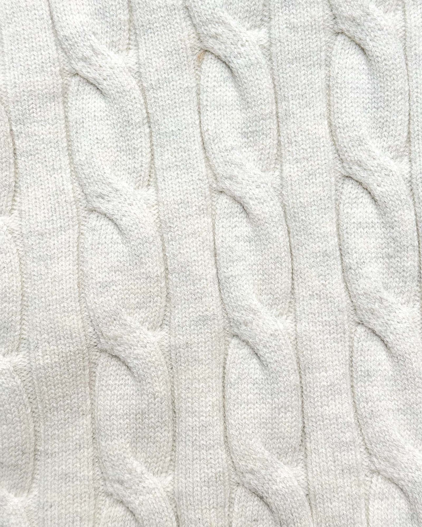 Classic Cable Knit Textured Zipper Sweater