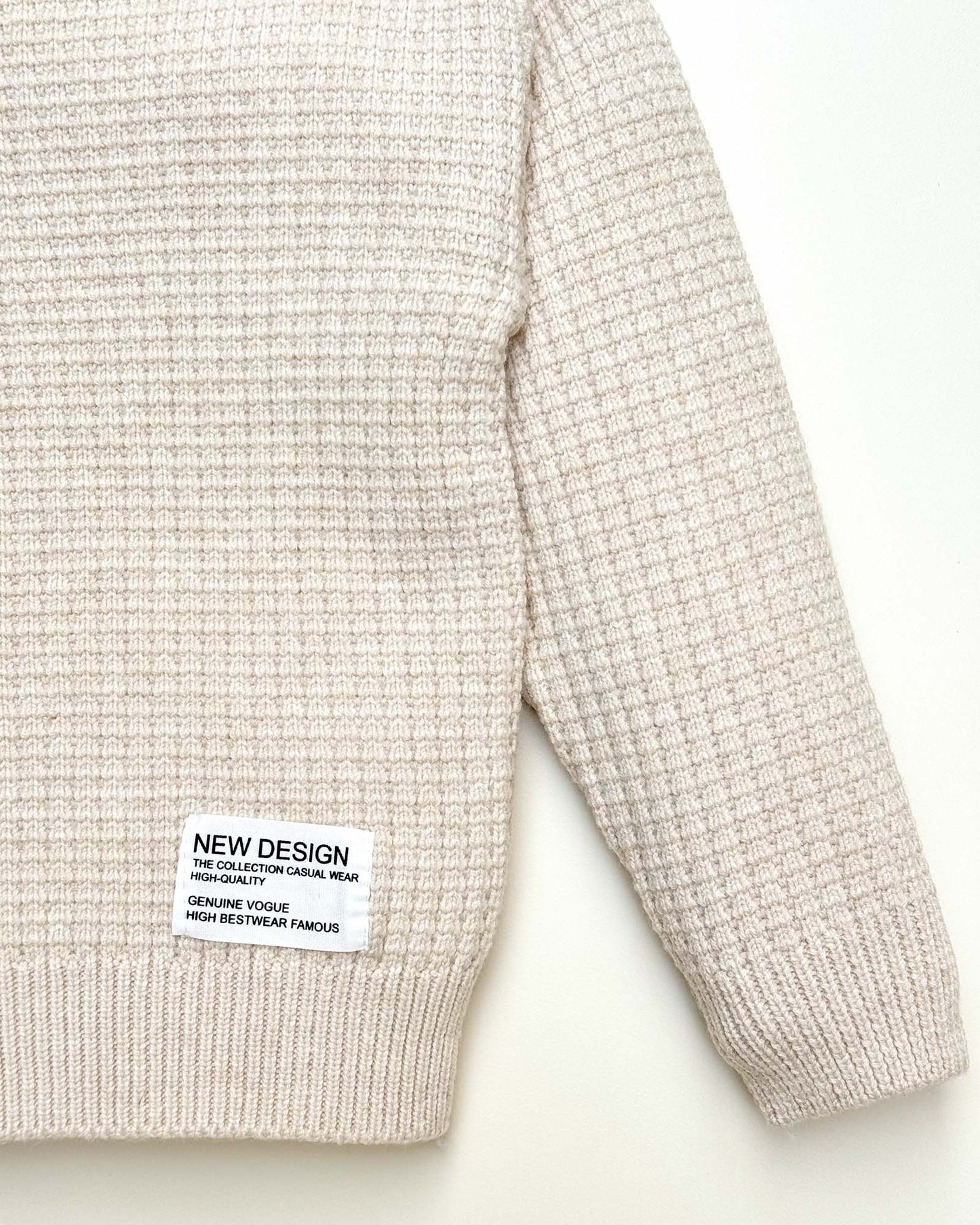 Rib Knit Textured Sweater