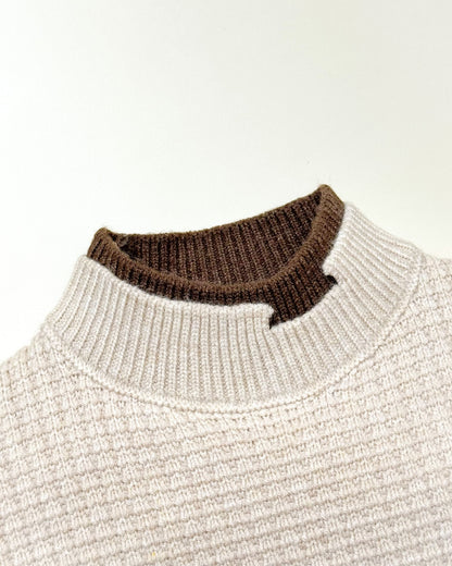 Rib Knit Textured Sweater