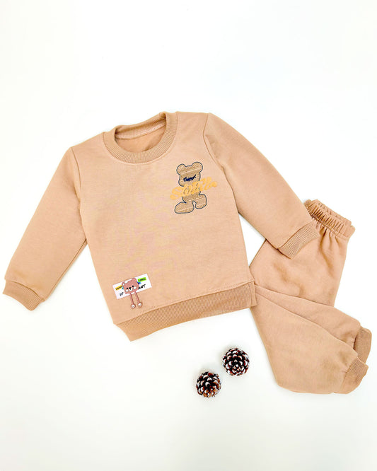 Swirl Printed Light Fleece Co-ord Set