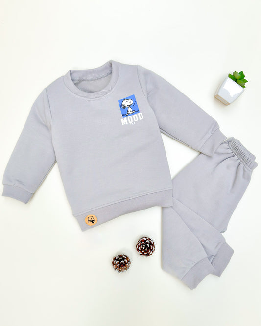 Mood Of The Day Printed Light Fleece Co-ord Set
