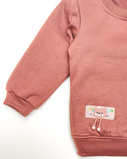 Swirl Printed Light Fleece Co-ord Set