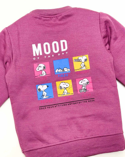 Mood Of The Day Printed Light Fleece Co-ord Set