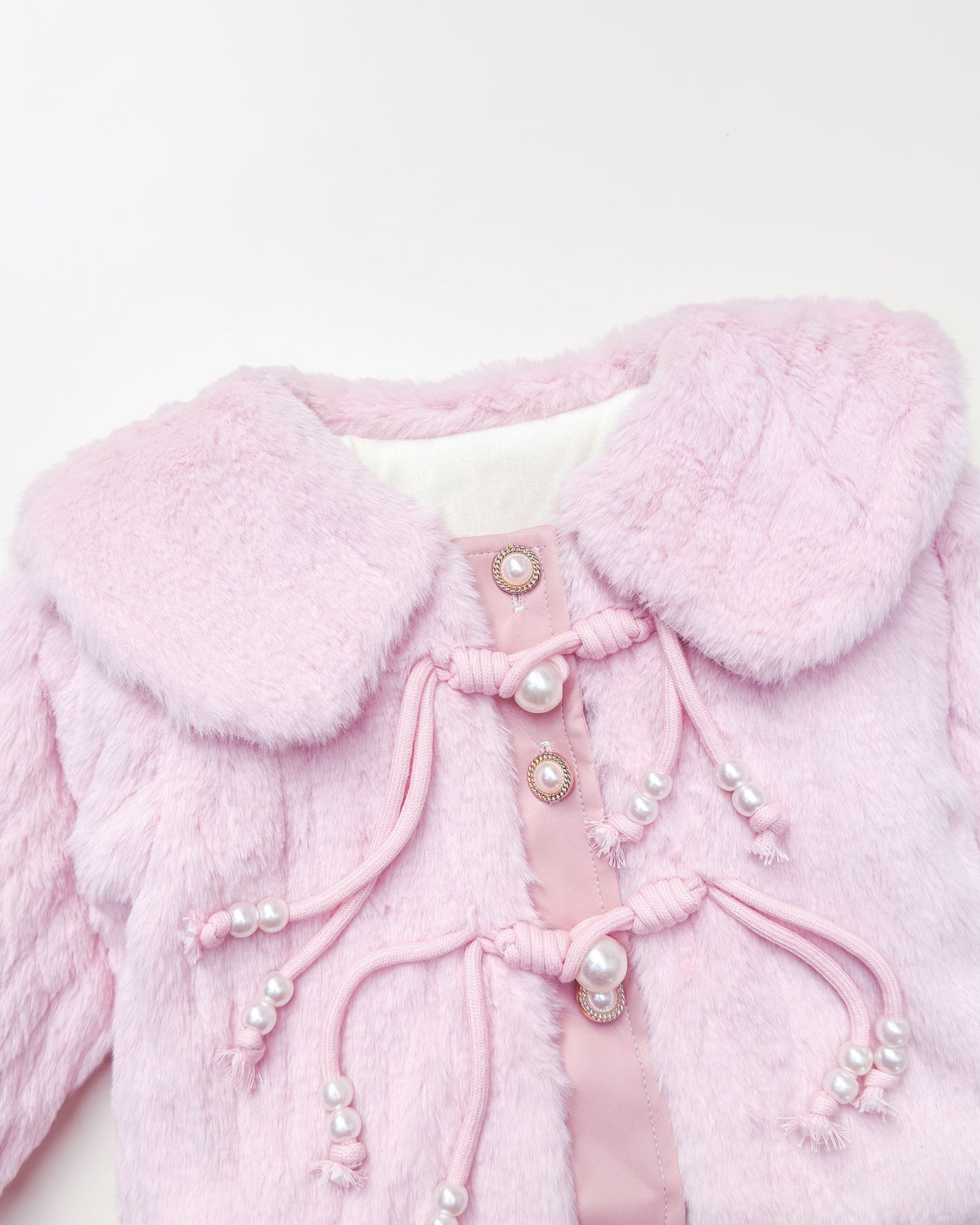 Vintage Textured Fleeced Fur Jacket