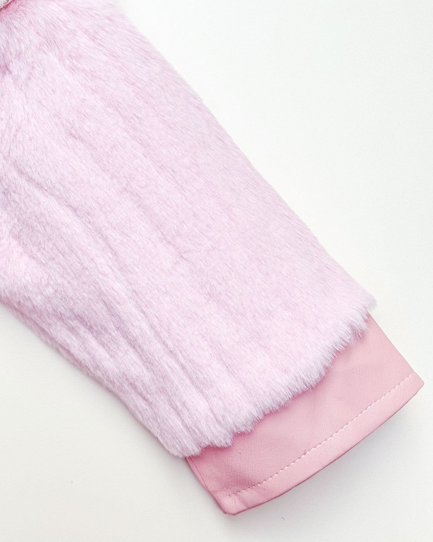 Vintage Textured Fleeced Fur Jacket