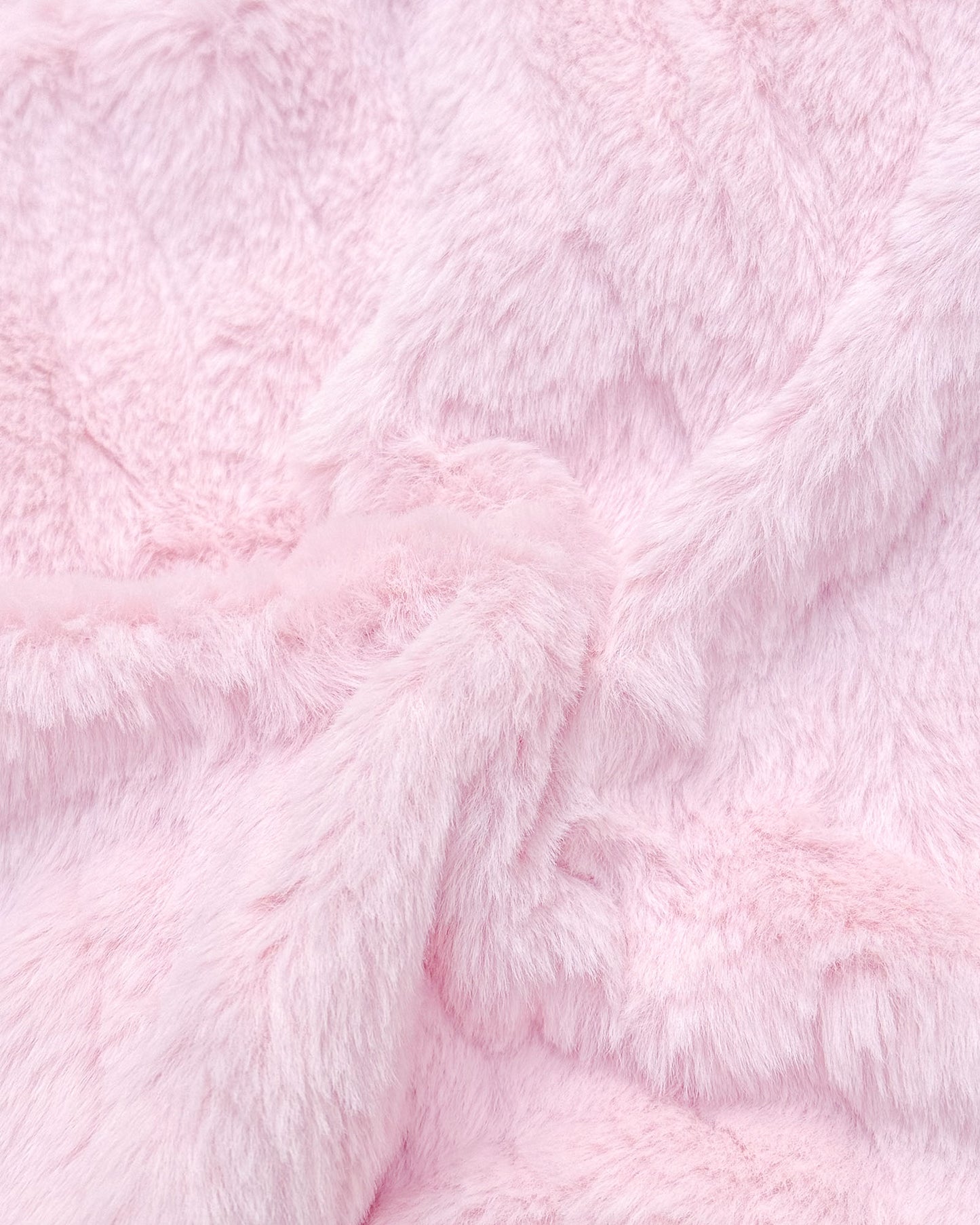 Vintage Textured Fleeced Fur Jacket