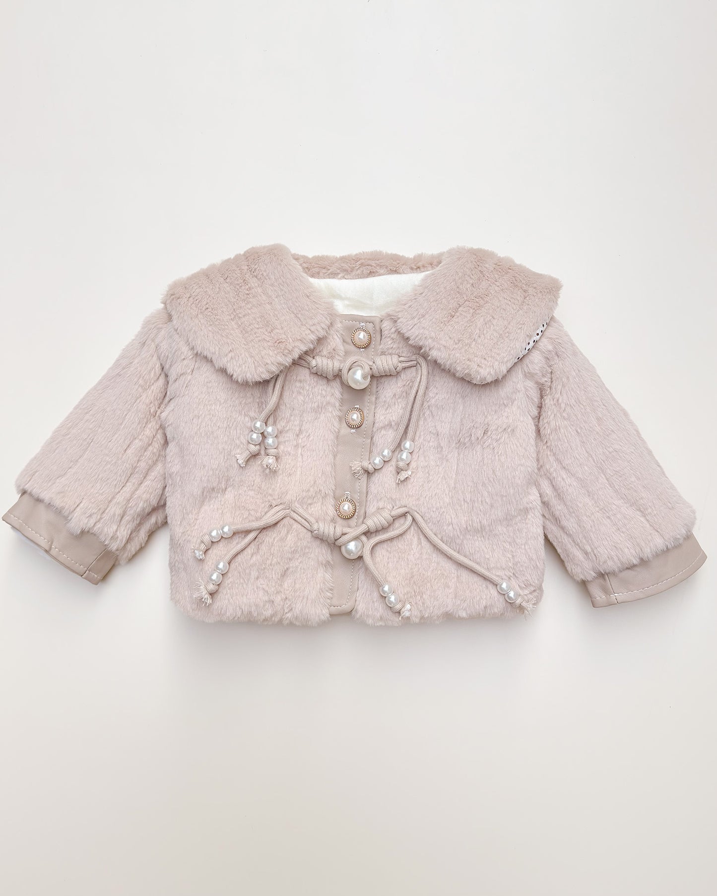 Vintage Textured Fleeced Fur Jacket