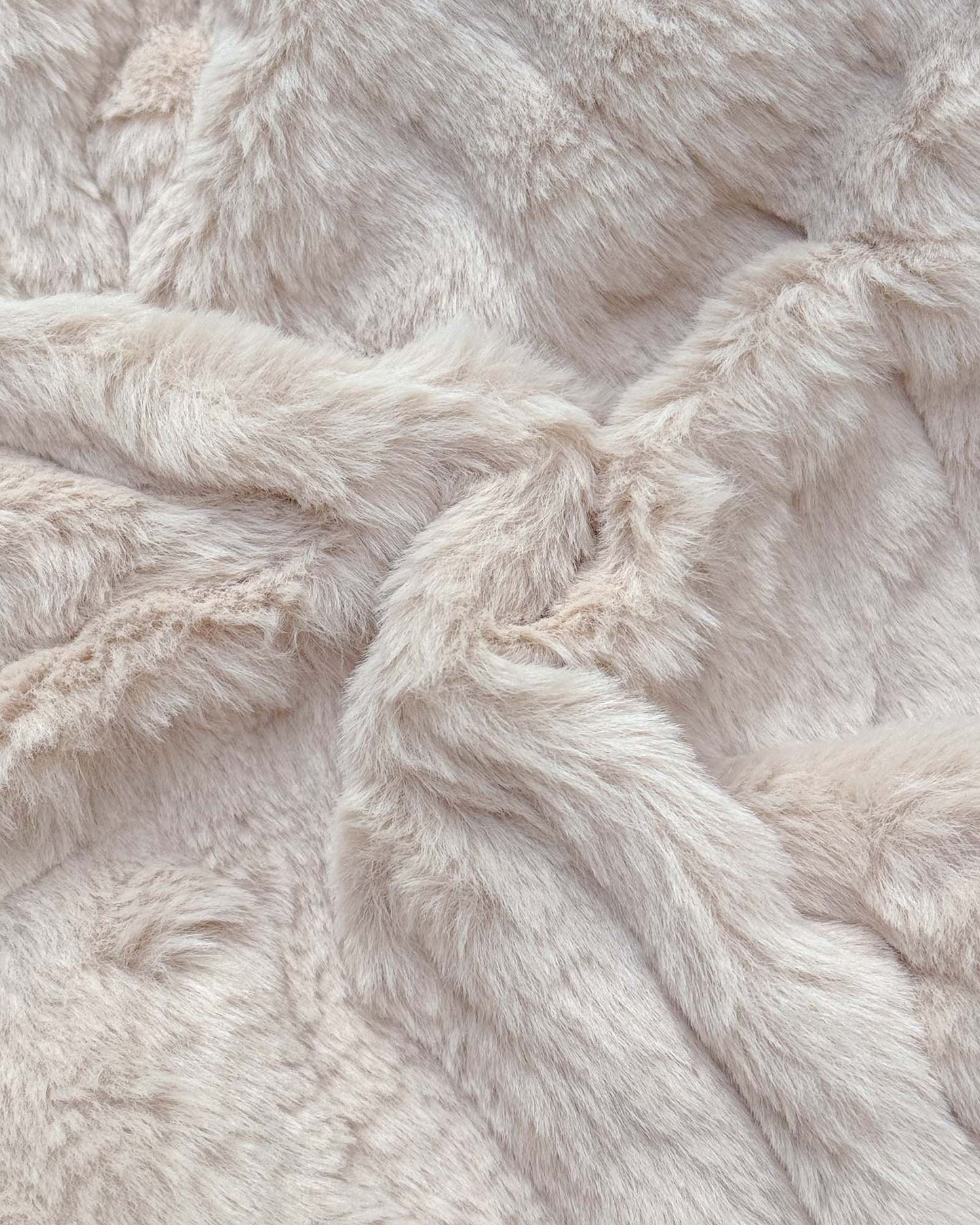 Vintage Textured Fleeced Fur Jacket