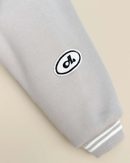 NYC Lullaby Printed Baseball Jacket