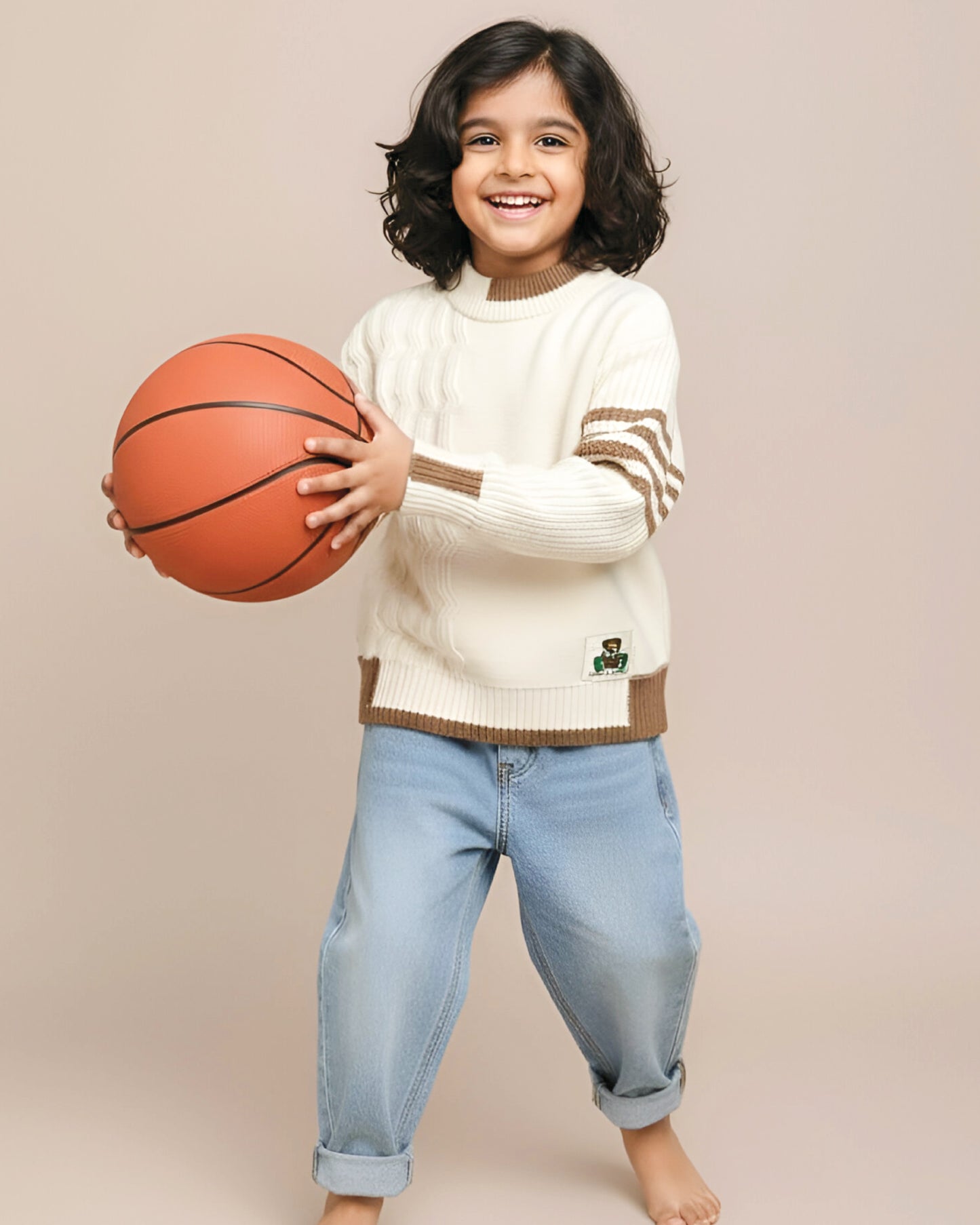 Full Sleeve Textured Pattern Sweater