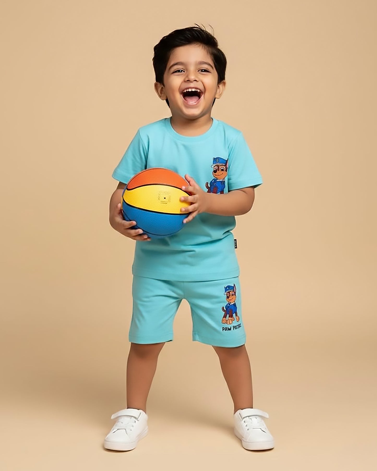 Paw Patrol Printed Shorts T-Shirt Co-Ord Set
