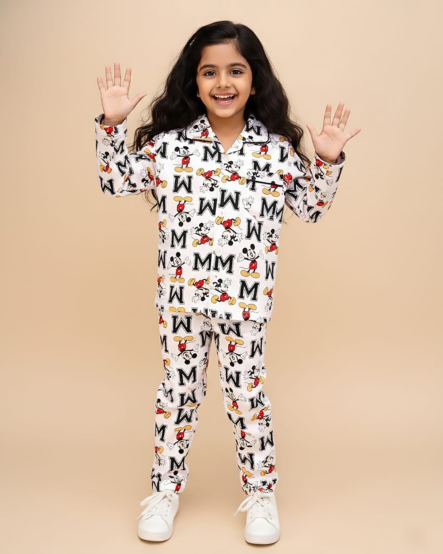 Micky Mouse  & Friends Hosiery Printed Night Suit