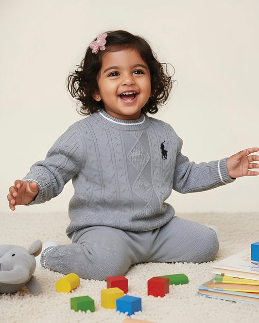 Cable Knit Sweater Co-Ord Set