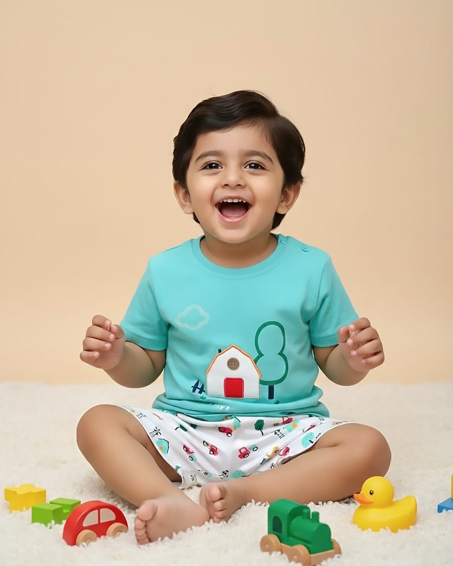 Farmland T-Shirt & Shorts Co-ord Set
