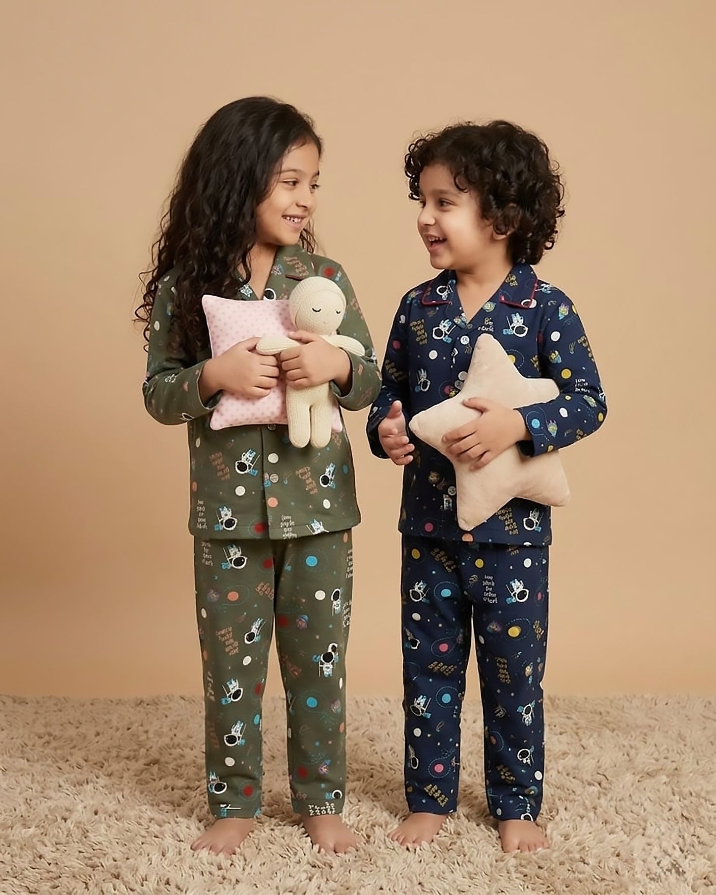 New Space Adventure Printed Hosiery Night Suit