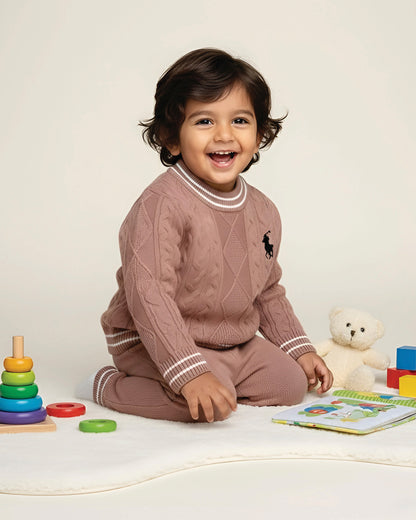 Cable Knit Sweater Co-Ord Set