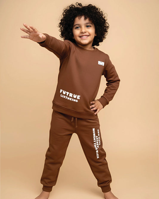 Listening Printed Full Sleeves Co-ord Set