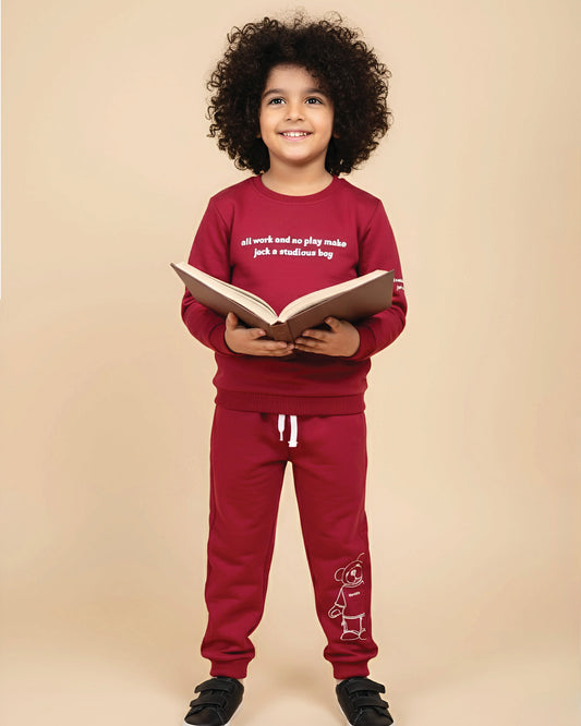 All Work Puff Printed Full Sleeves Co-ord Set